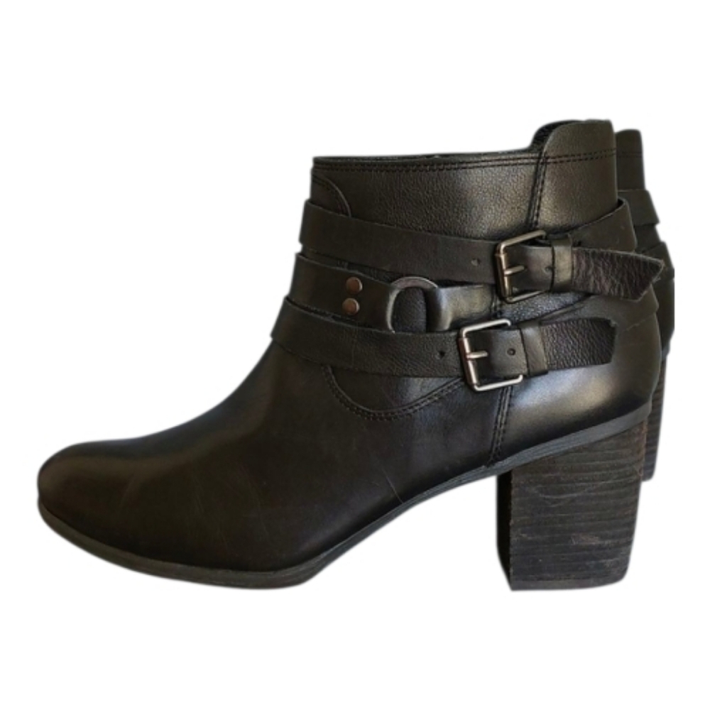 Josef Seibel Black Brittney Heeled Booties Size 41/10